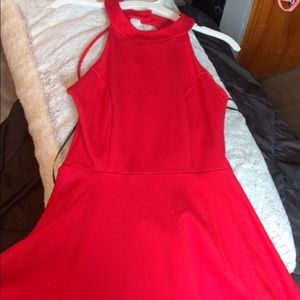 Red dress